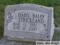 Isabel Balen Stricklane