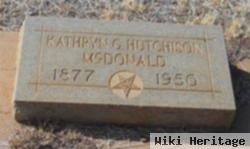 Kathryn G. Hutchison Mcdonald