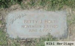 Betty J Holt