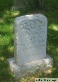 Agnes "nannie" Phillips