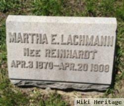 Martha E. Reinhardt Lachmann