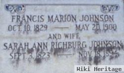 Sarah Ann Richburg Johnson