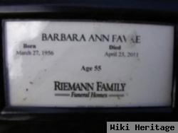 Barbara Ann Favre