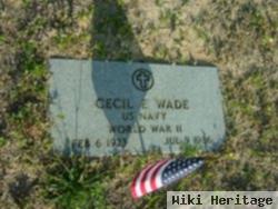 Cecil E Wade