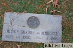 Rev Milton Gordon Widenhouse