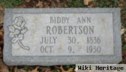 Biddy Ann Miller Robertson