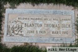 Blanton Thomas Dick