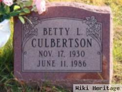 Betty L. Culbertson