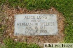 Alice Genette Long Welker