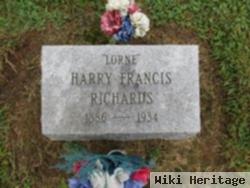 Harry Francis "lorne" Richards