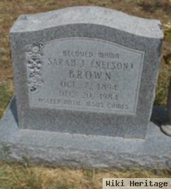 Sarah J Nelson Brown