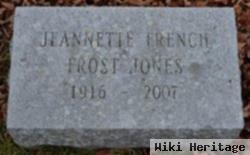 Jeannette Frost Jones