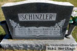 Harold Kenneth "junior" Schinzler