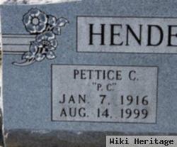 Pettice C Henderson