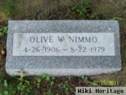 Olive W Nimmo