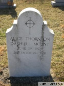 Alice Thornton Dashiell Mount