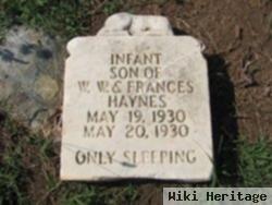 Infant Son Haynes