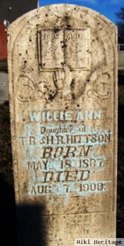 Willie Ann Eldridge Hittson