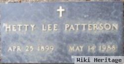 Hetty Lee Woodbury Patterson