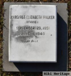 Margaret Elizabeth Tavis Walker