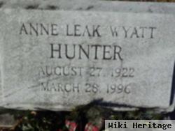 Anne Leak Wyatt Hunter