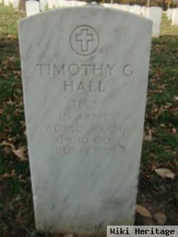 Timothy G Hall