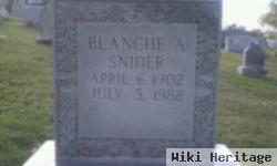 Blanche A Snider