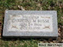 Christine M. Busse