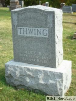 Alice M Simons Thwing