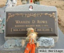 Warren D. Rowe