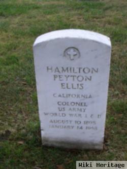 Col Hamilton Peyton Ellis