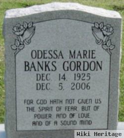 Odessa Marie Banks Gordon