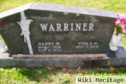 Harry W Warriner