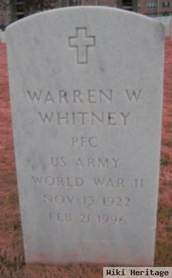 Warren W Whitney