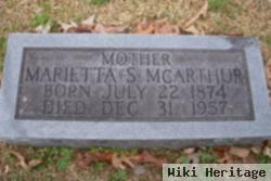 Marietta Sutton Mcarthur