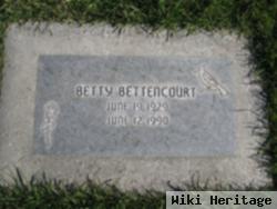 Elizabeth Z "betty" May Bettencourt