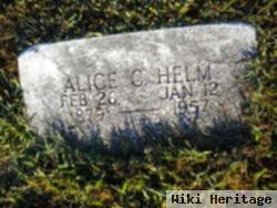 Alice C Helm