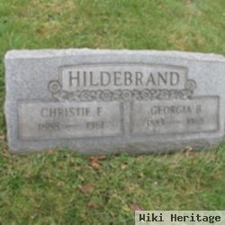 Christian Frederick "christie" Hildebrand