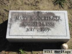 Mary K. Goeringer