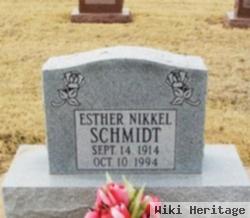 Esther Nikkel Schmidt