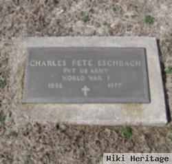 Pvt Charles H. "pete" Eschbach