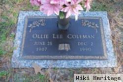 Ollie Lee Potter Coleman