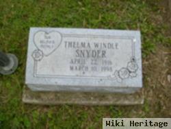 Thelma Windle Snyder