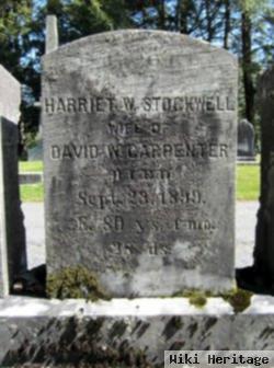 Harriet W Stockwell Carpenter