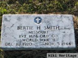 Bertie H Smith