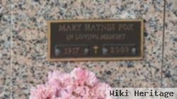 Mary Haynes Fox