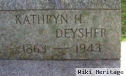 Kathryn H Deysher