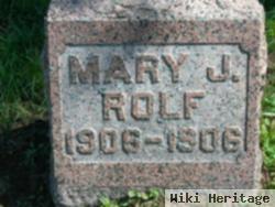 Mary J Rolf