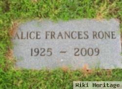 Alice Frances Rone