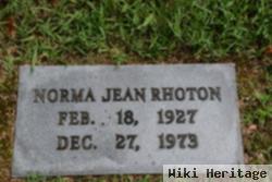 Norma Jean Rhoton